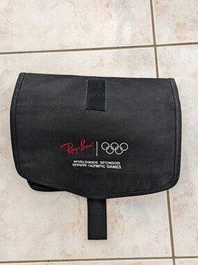 EUC Toiletry bag by Ray Ban (Bausch & Lomb) 1996 Olympic sponsored logo